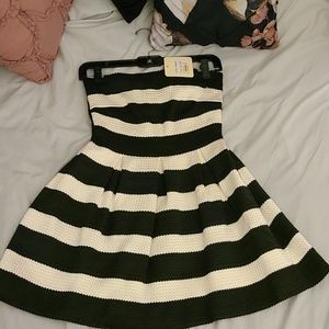 Mini strapless dress